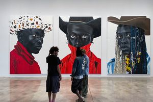 Exhibition view: [Otis Kwame Kye Quaicoe][0], Artist Residency Collection, Rubell Museum, Miami (29 November 2021—October 2022). Courtesy Ocula. ⁠Photo: Simon Fisher.


[0]: https://ocula.com/artists/otis-kwame-kye-quaicoe/
